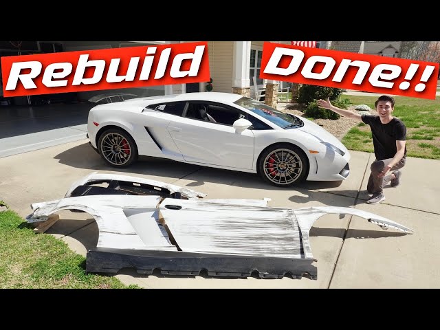 I Finished Rebuilding My Wrecked Lamborghini Gallardo!! Part 12 Finale