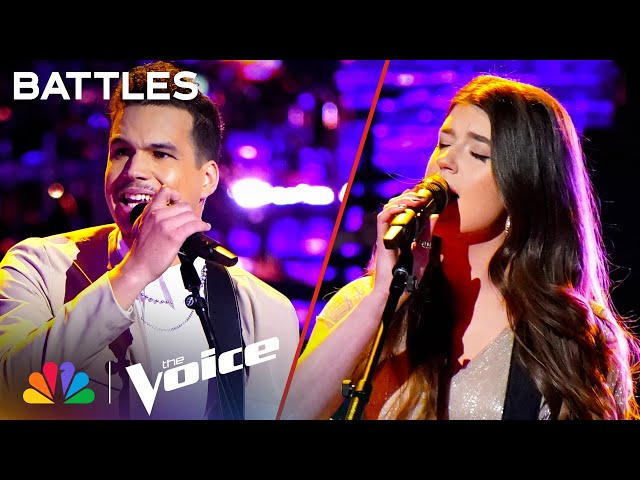 Carlos Rising vs. Grace West on Randy Travis' "I Told You So" | The Voice Battles | NBC