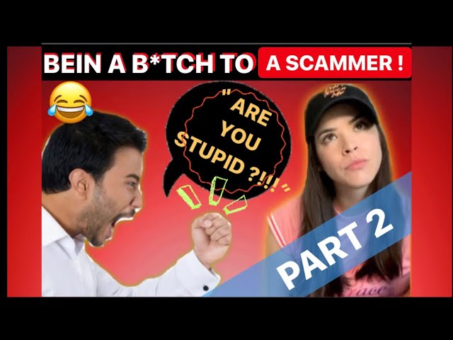 PART 2!!! Being a RAGING 𝐁*𝐓𝐂𝐇 to *TWO* SCAMMERS!! 😂 | IRLrosie #scambaiting