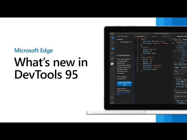 Microsoft Edge | What's New in DevTools 95