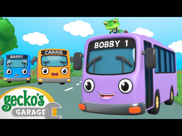Gecko on the Bus | Gecko's Garage | Cartoons For Kids | Toddler Fun Learning