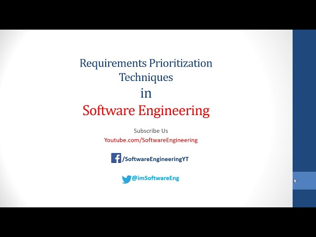 Requirement prioritization in Agile | Software Engineering | Requirement Engineering | Urdu /Hindi