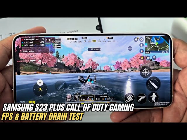 Samsung Galaxy S23 Plus Call of Duty Mobile Gaming test New Update