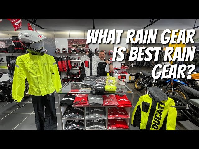 Ducati Rain Gear - Fitment & Construction - @AMSDucatiDallas