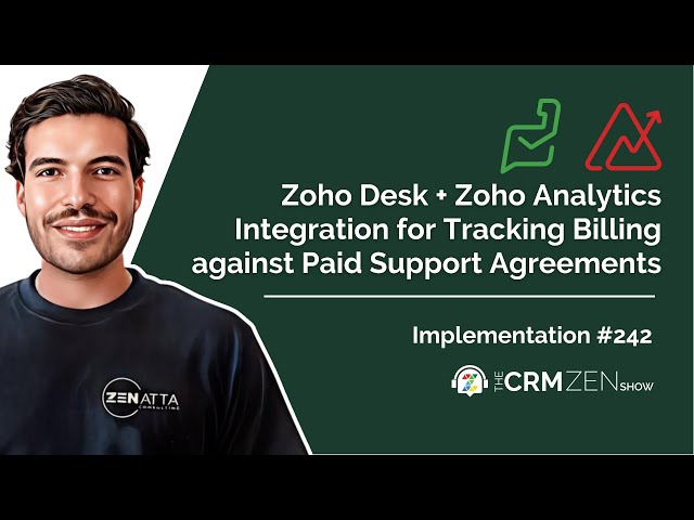 Zoho Desk + Zoho Analytics Integration for Tracking Billing against Paid Support Agreements