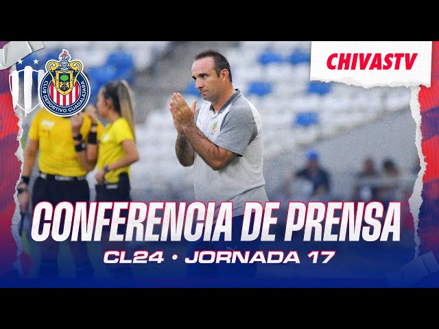 Joaquín Moreno en Conferencia de Prensa | Rayadas vs Chivas Femenil | Clausura 2024 Liga MX