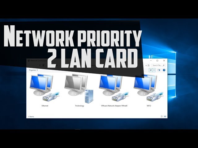 How to Change Network Priority in Windows For 2 Lan Card