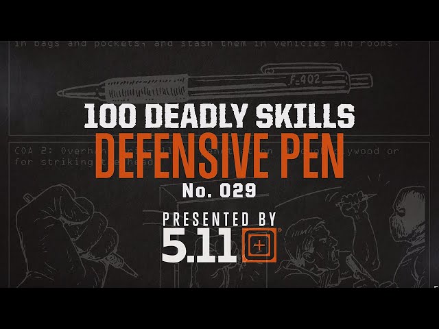 How to Use a Pen (Yes, Really) for Self-Defense | 5.11 Tactical