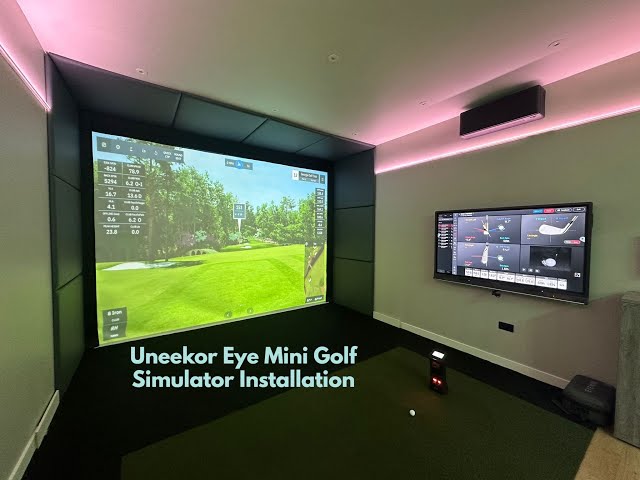 Latest Installation - Uneekor Eye Mini Golf Simulator