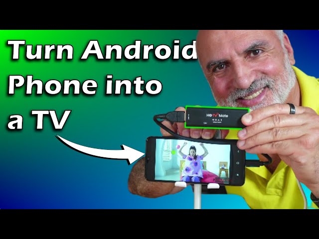 Turn Android phone into a TV with HDTV Mate Receiver