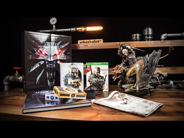 The Witcher 3: Wild Hunt Collector's Edition Unboxing (Xbox One) | Unboxholics