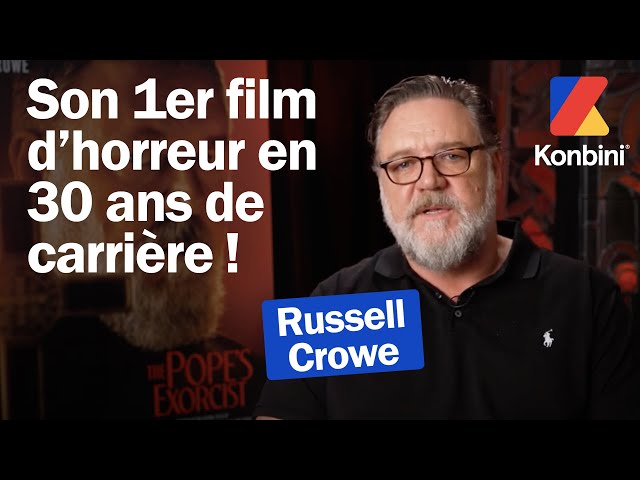 🎬 Russell Crowe aka le bg dans Gladiator a attendu 30 ans avant son 1er film d’horreur. Il raconte !