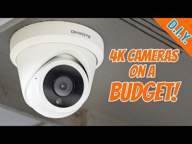 FANTASTIC cheap 4K Security Cameras From Onwote - BETTER than Reolink!