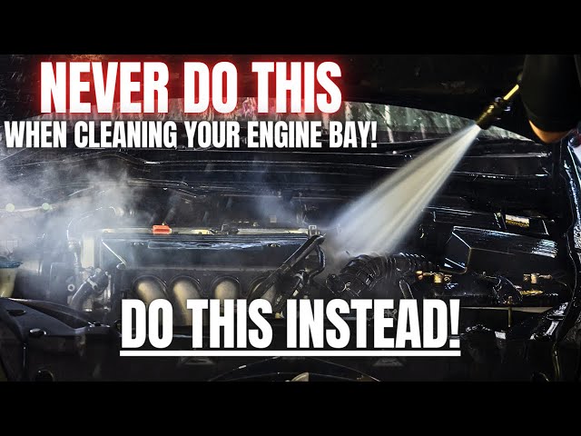 Never Do THIS When Cleaning Your Engine Bay! Do THIS Instead