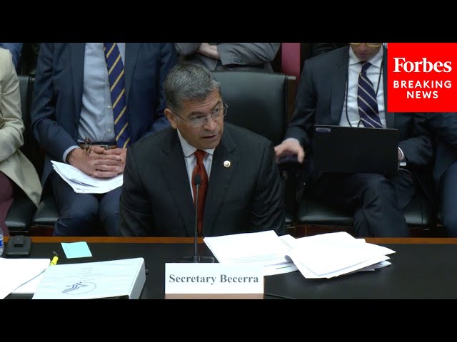 JUST IN: HHS Sec. Xavier Becerra Testifies Before House Education And Workforce Committee