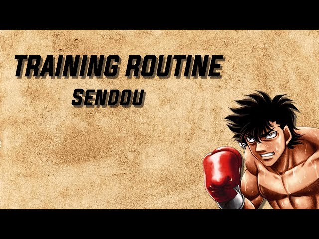How to train like Takeshi Sendou