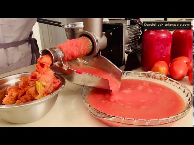 How to Make Tomato Sauce with Fabio Leonardi Tomato Machines