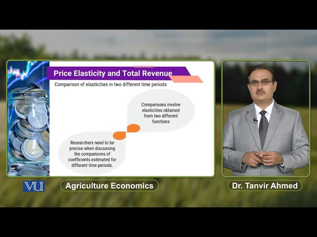 Price Elasticity and Total Revenue | Agricultural Economics | ECO608_Topic035
