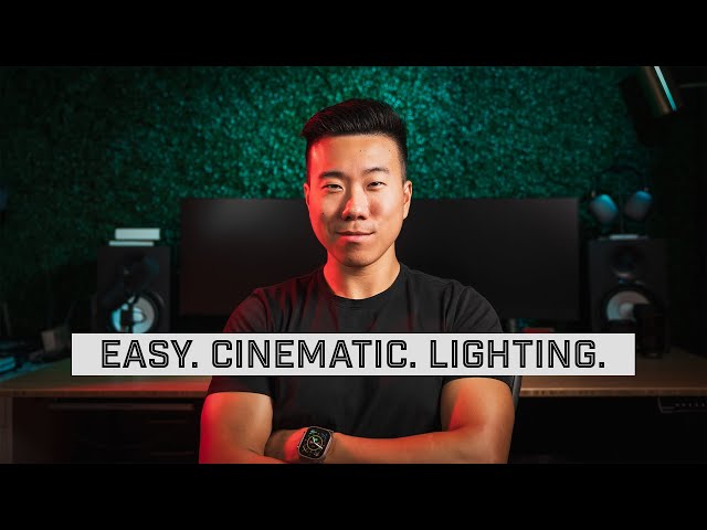 CINEMATIC Lighting for YouTube Videos!