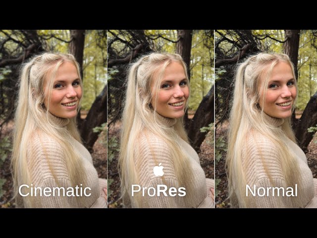 iPhone 14 Pro - ProRes VS Cinematic VS Normal Mode