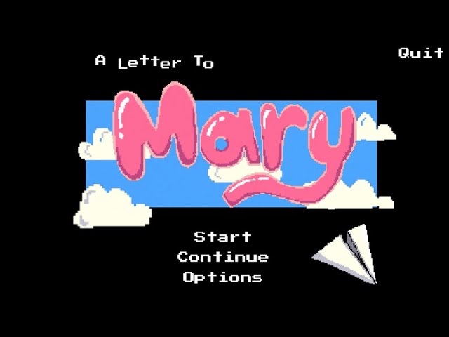 A Letter To Mary ‐ [Full Playthrough]
