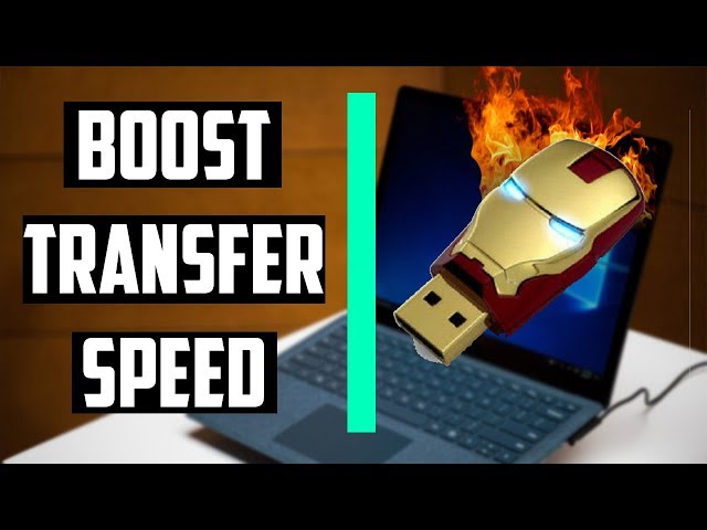 How to Increase Pendrive or USB Transfer Speed | 2018