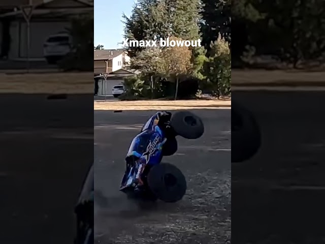 X-maxx tire blowout
