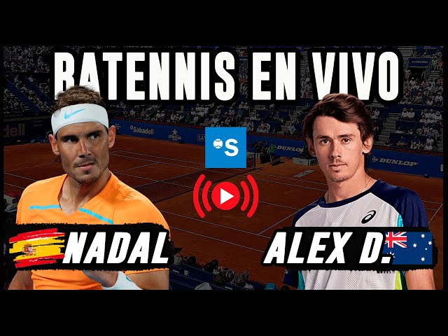 Rafael Nadal vs Alex De Miñaur - ATP 500 de Barcelona - Reaccionando en VIVO