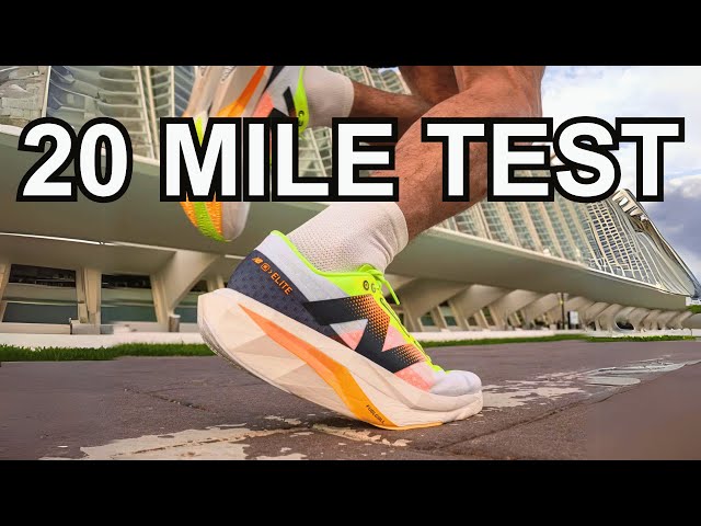 NB SC ELITE V4 20 mile long run test