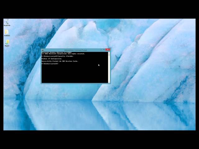 Windows 8: How to flush DNS cache and reset TCIP settings