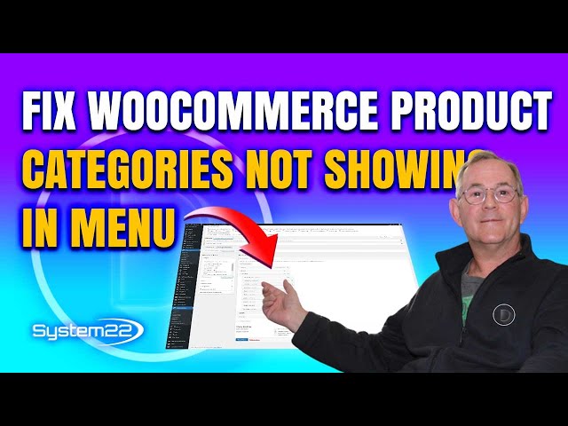 WooCommerce Product Categories Not Showing in Menu Settings: Quick Fix