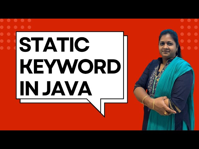 Static Keyword In Java #harshatrainings #java #javatutorial