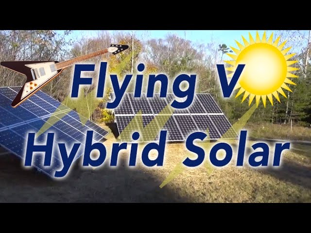 7.75 kW Flying V Hybrid Solar
