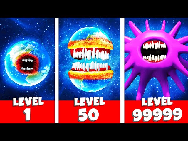 Opening JELLY MOUTH EARTH For SCARY SECRET (Solar Smash Funny Gameplay)