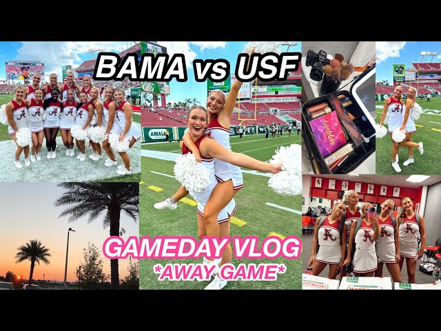 BAMA vs USF | COLLEGE GAMEDAY VLOG  *away game*