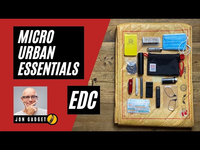 Micro Urban Essentials Everyday Carry Kit - Don't leave home without it!
