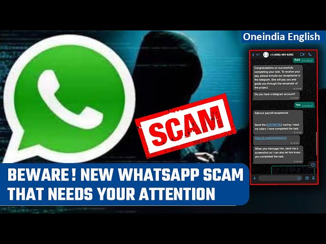 New Whatsapp Scam Alert: Fraud in the name of providing part time jobs | Know more | Oneindia News
