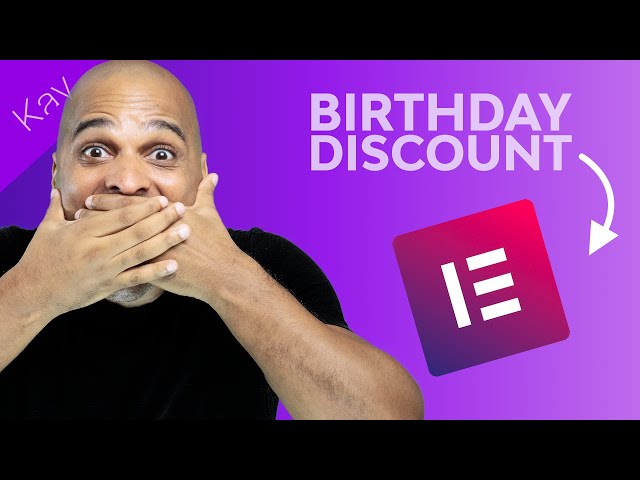 Elementor Pro Discount: Birthday time!