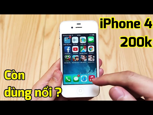 iPhone 4 sau 11 năm giá chỉ 200k còn làm được gì ???