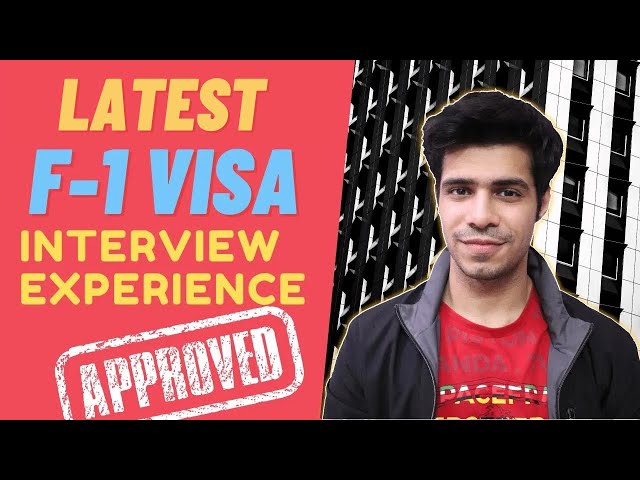 F-1 Visa interview Experience || How I cracked the F-1 Visa interview