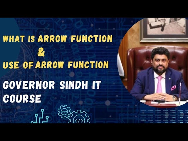 Typescript Arrow Function important Topic |Governor Sindh IT COURSE