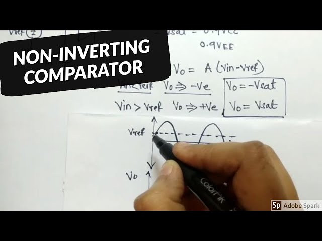 Non-inverting Comparator | In hindi | Electronics Subjectified