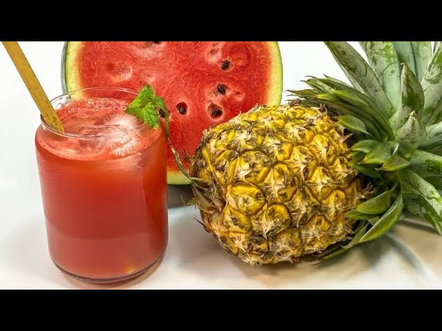 Juicing Pineapples & Watermelon