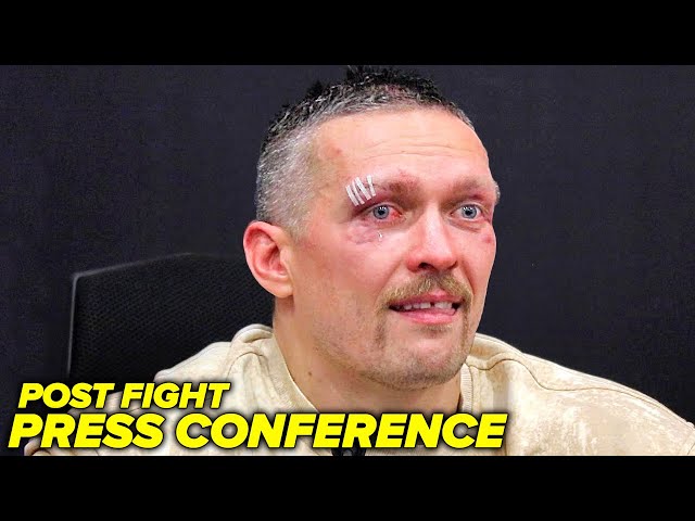 Oleksandr Usyk's EMOTIONAL Full Post Fight Press Conference vs Tyson Fury • Fury vs Usyk