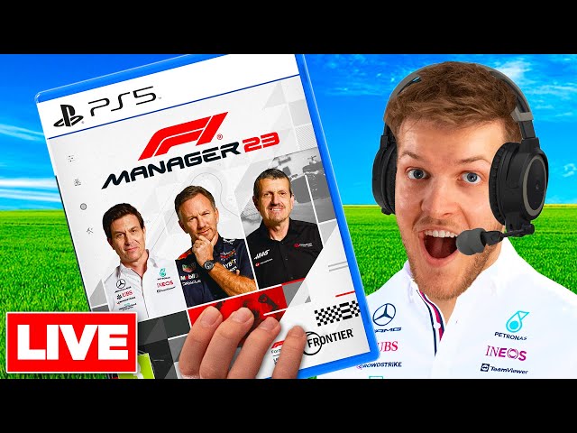 F1 Manager 23 Gameplay Playthrough Haydon Vs Chat | LIVE 🔴