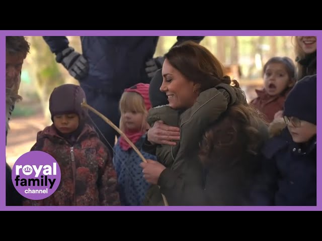 Kate Shares Royal Cuddles and Chops Wood with Danish Tots