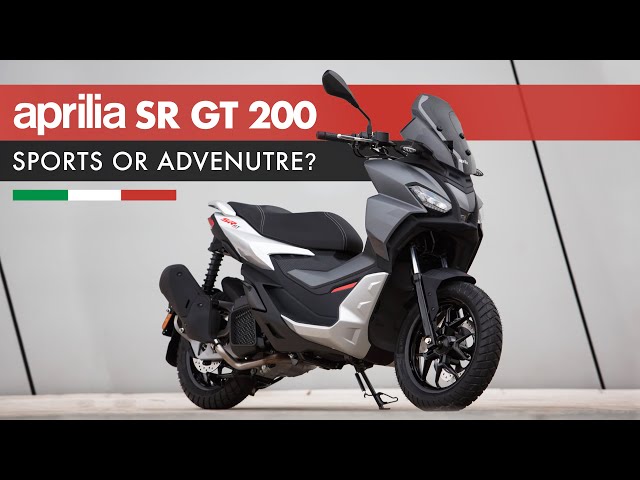 Aprilia SR GT 200 | Sporty Adventure Scooter vs Honda ADV 160