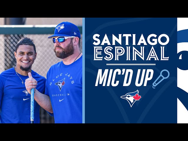Santiago Espinal Mic'd Up During Blue Jays Spring Training!