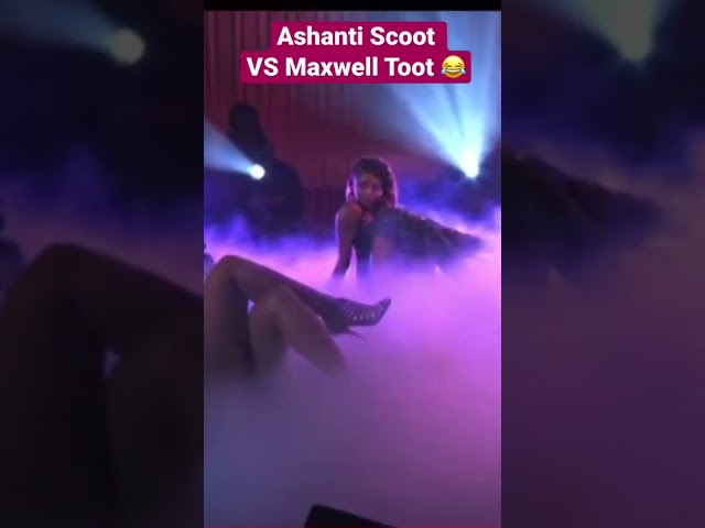 Ashanti scooting VS Maxwell twerking 😂😂😂 #challenge #dance #trending #viral #funny