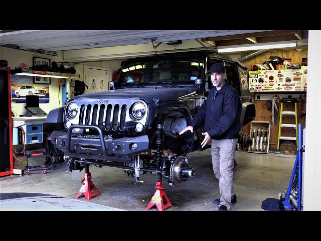 1 Ton Jeep JK Axle Swap - Dynatrac Hard Core 60/60 and MetalCloak Longarm Suspension